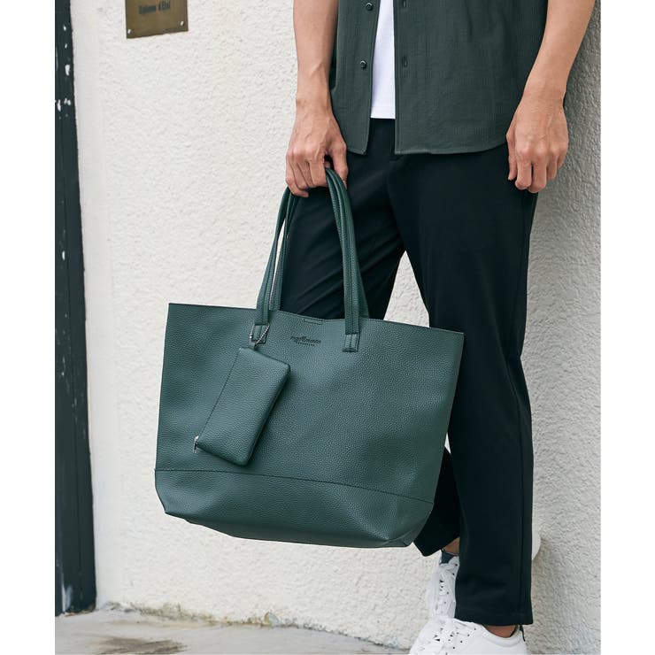 ダークグリーン | シュリンクトートバッグ | ikka 