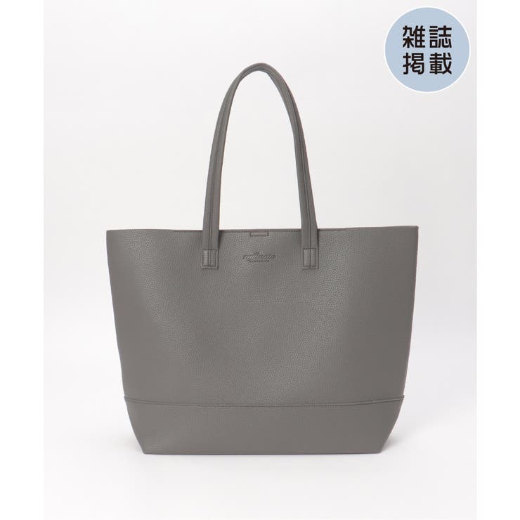 グレー | 【雑誌MonoMax4月号掲載】5ポケットシュリンクトートバッグ | ikka 