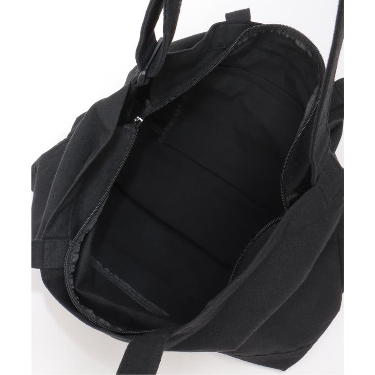 キャンバス2WAY ZIPショルダーバッグ | ikka  | 詳細画像4 