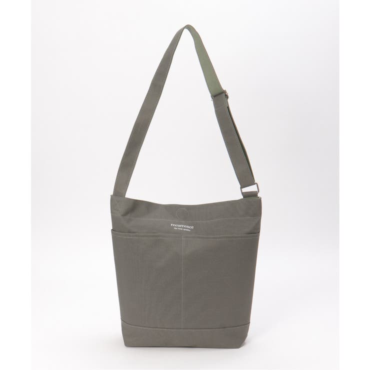 グレー | ポリキャンリバーシブルショルダーバッグ | ikka 