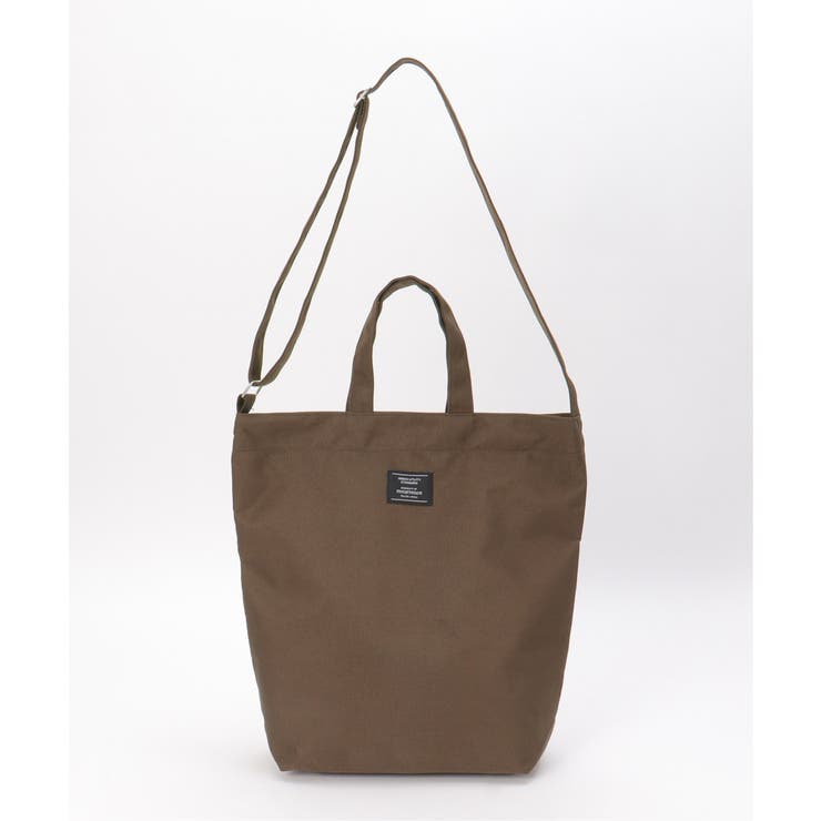 ブラウン | ポリキャン2WAYショルダートートバッグ | ikka 