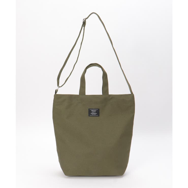 オリーブ | ポリキャン2WAYショルダートートバッグ | ikka 