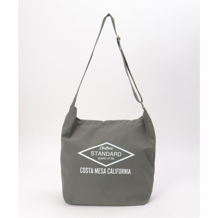 グレー | ナイロンシンプルECOショルダーバッグ | ikka 