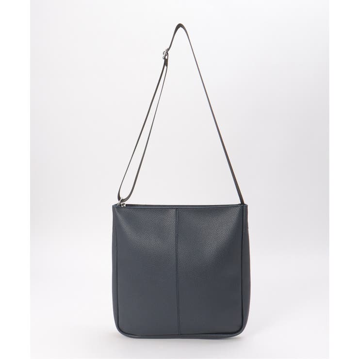 ネイビーブルー | シュリンクジップショルダーバッグ | ikka 