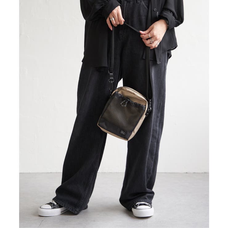 【WEB限定】KiU パラコードメッシュポケット【撥水／防水】 | ikka  | 詳細画像3 