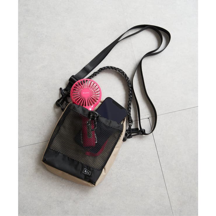 【WEB限定】KiU パラコードメッシュポケット【撥水／防水】 | ikka  | 詳細画像6 