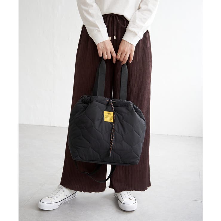 【WEB限定】KiU キウ パデッドドロストトートバッグ【撥水】 | ikka  | 詳細画像10 