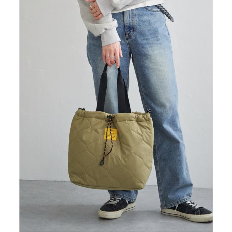 【WEB限定】KiU キウ パデッドドロストトートバッグ【撥水】 | ikka  | 詳細画像14 