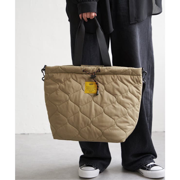 【WEB限定】KiU キウ パデッドドロストトートバッグ【撥水】 | ikka  | 詳細画像16 