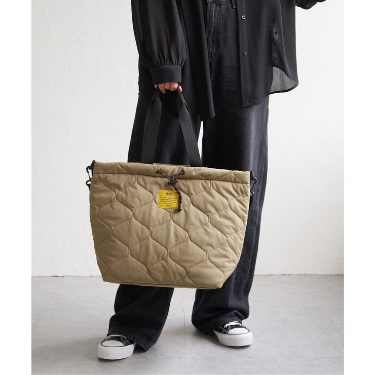 【WEB限定】KiU キウ パデッドドロストトートバッグ【撥水】 | ikka  | 詳細画像17 