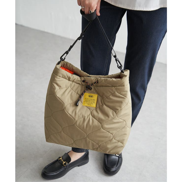 【WEB限定】KiU キウ パデッドドロストトートバッグ【撥水】 | ikka  | 詳細画像18 