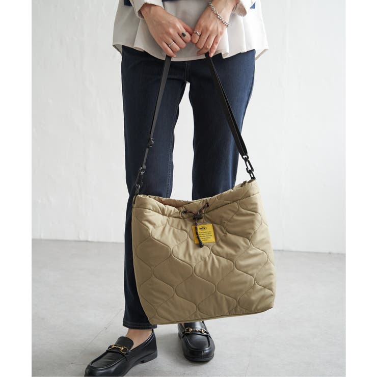 【WEB限定】KiU キウ パデッドドロストトートバッグ【撥水】 | ikka  | 詳細画像19 