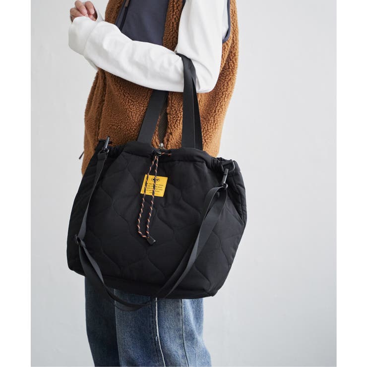 【WEB限定】KiU キウ パデッドドロストトートバッグ【撥水】 | ikka  | 詳細画像2 