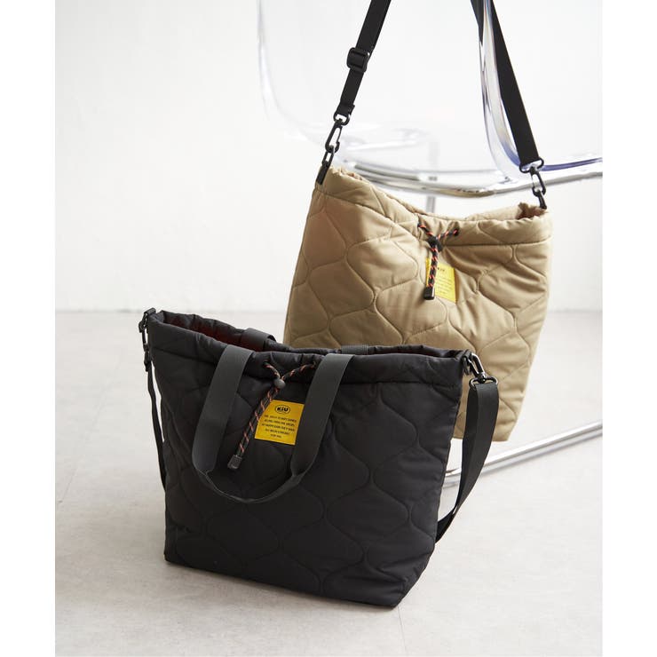 【WEB限定】KiU キウ パデッドドロストトートバッグ【撥水】 | ikka  | 詳細画像7 