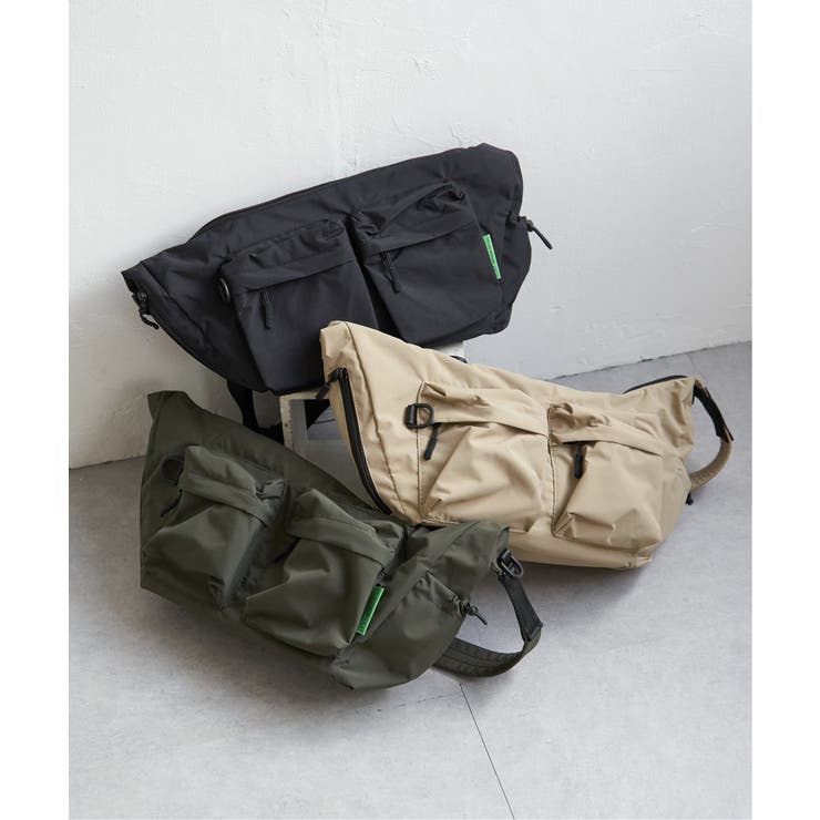 【WEB限定】KiU ダブルポケットショルダーバッグ【撥水／防水】 | ikka  | 詳細画像25 