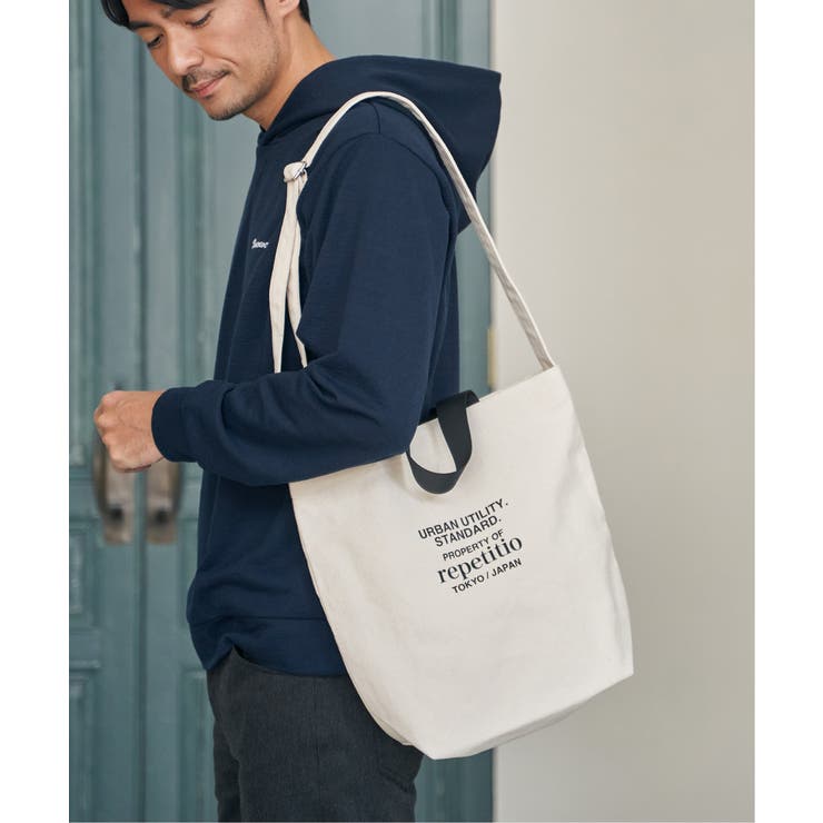 オフホワイト | 2wayキャンバスショルダーバッグ | ikka 