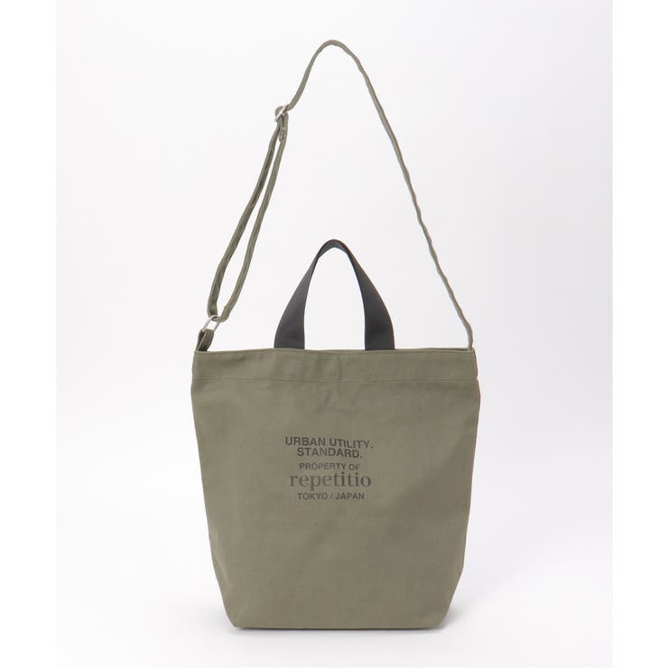 オリーブ | 2wayキャンバスショルダーバッグ | ikka 