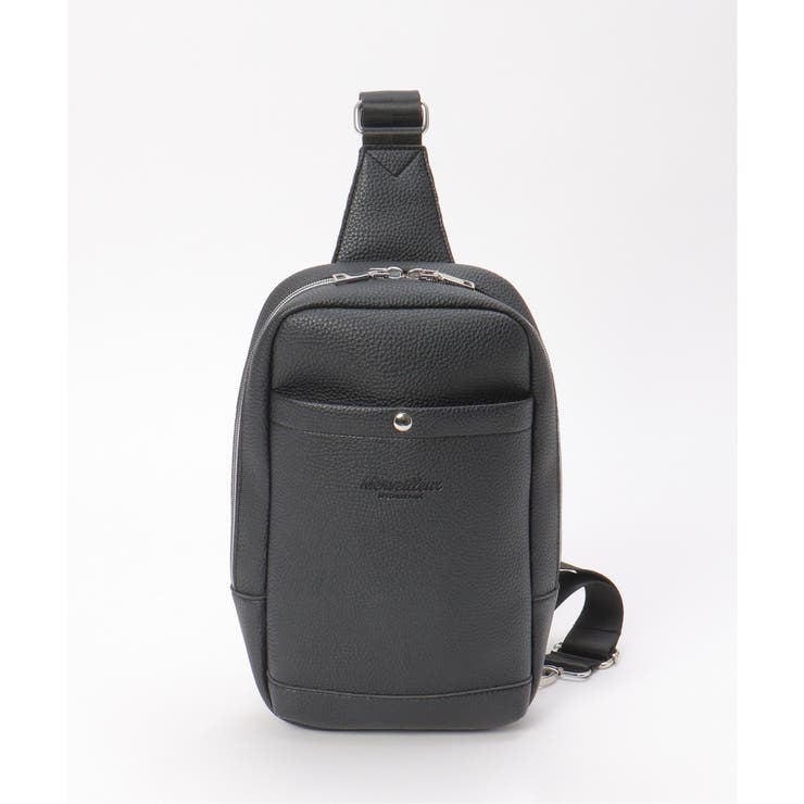 ブラック | シュリンクボディバッグ | ikka 