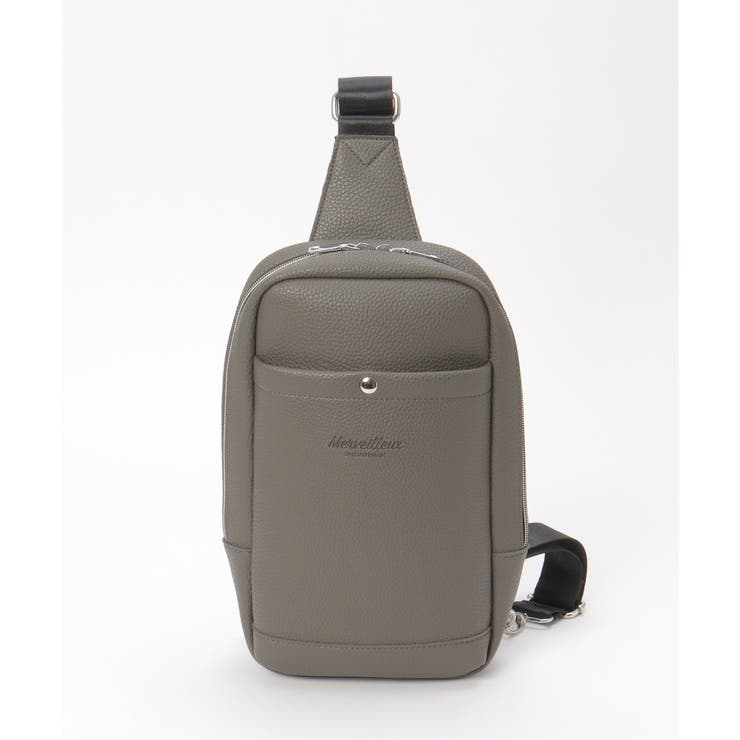 グレー | シュリンクボディバッグ | ikka 