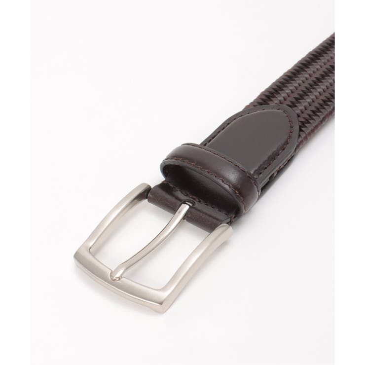 レザーストレッチメッシュベルト | ikka  | 詳細画像7 