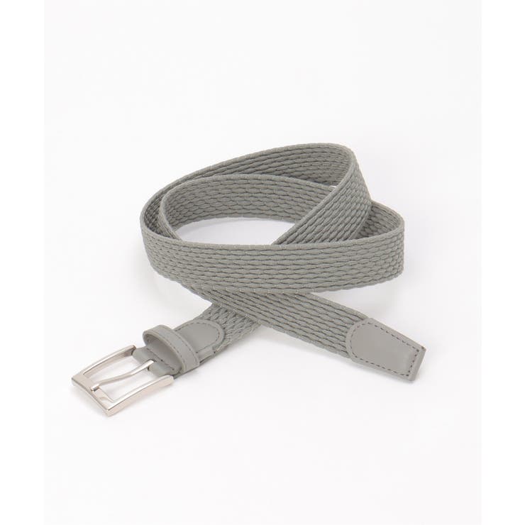 ミディアムグレー | ストレッチゴムメッシュベルト | ikka 