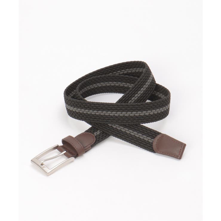 チャコール | ストレッチゴムメッシュベルト | ikka 