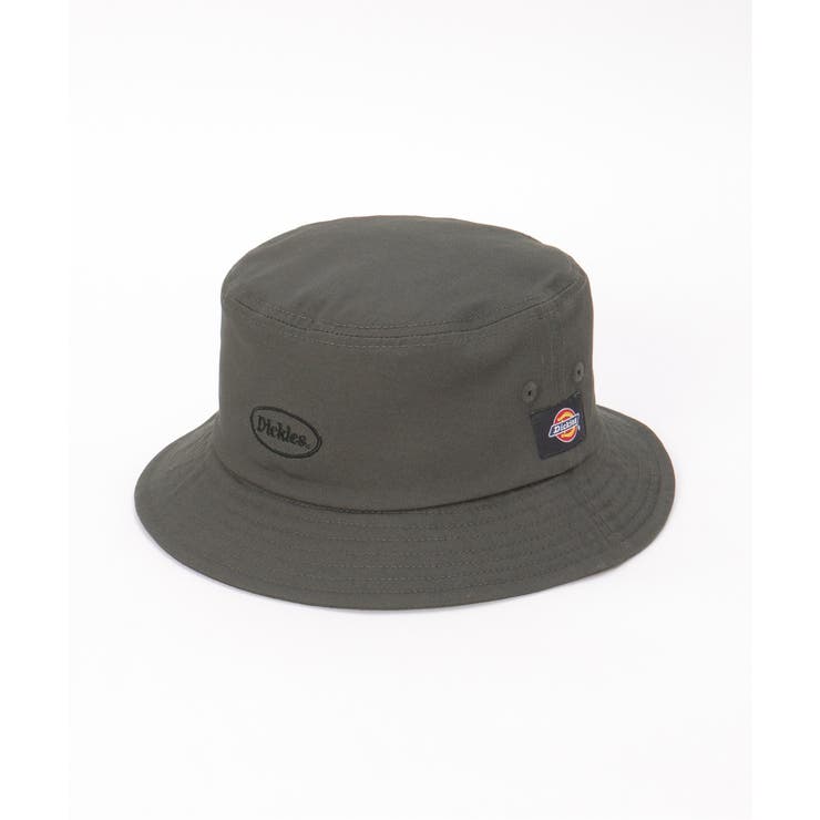 グレー | Dickies ディッキーズ ロゴ刺繍バケットハット | ikka 