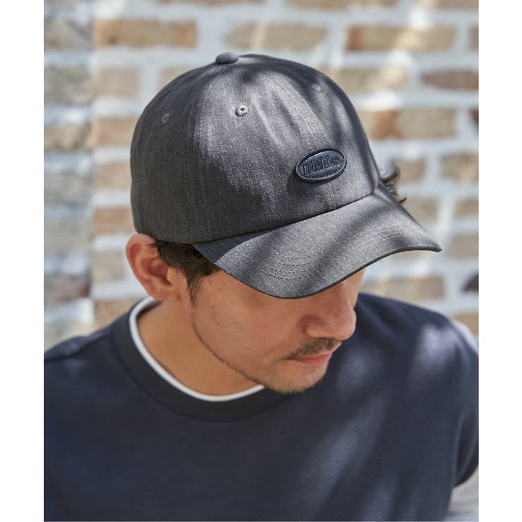 ブラック | Dickies ディッキーズ ワッペンウォッシュキャップ | ikka 