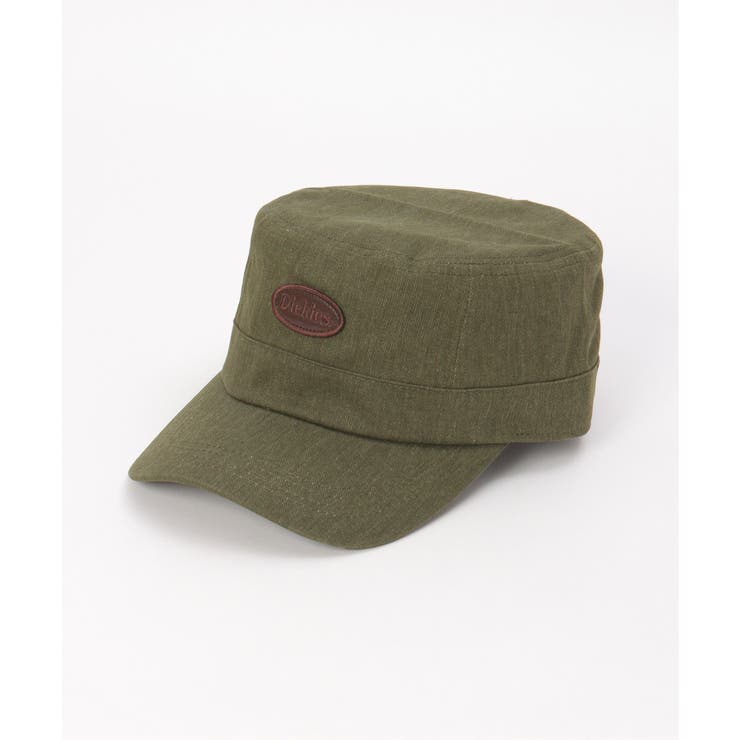 オリーブ | Dickies ディッキーズ ワッペンウォッシュワークキャップ | ikka 