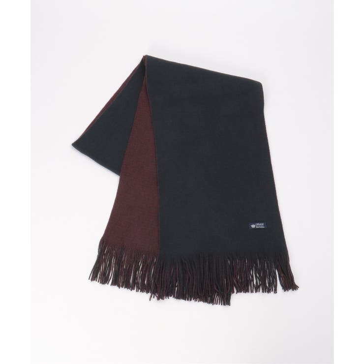 ネイビーブルー | 【抗菌防臭】リバーシブルマフラー | ikka 