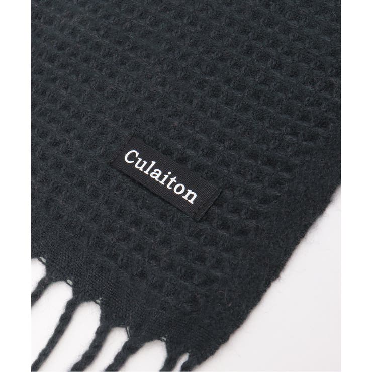 【抗菌防臭】編地切り替えワイドマフラー | ikka  | 詳細画像8 