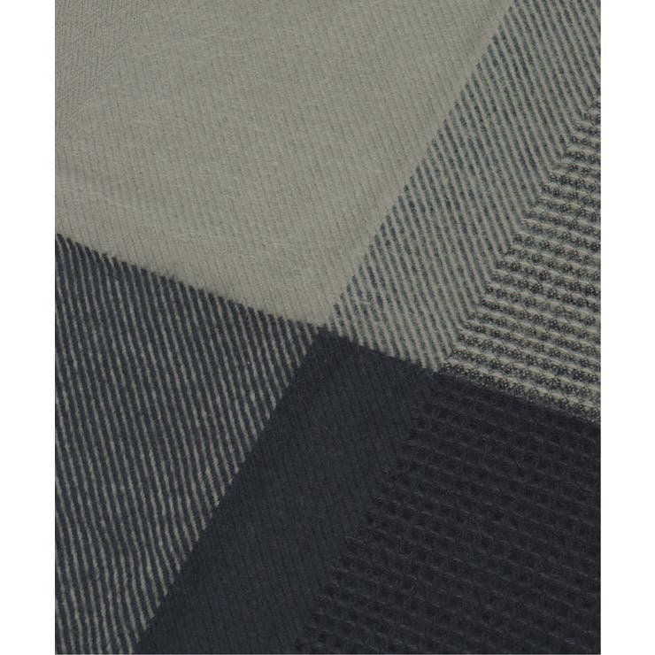 【抗菌防臭】編地切り替えワイドマフラー | ikka  | 詳細画像9 