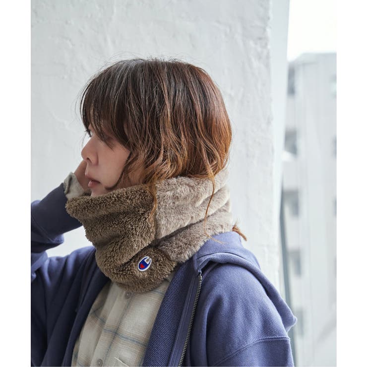 【WEB限定】Champion 2フェイスネックウォーマー | ikka  | 詳細画像9 