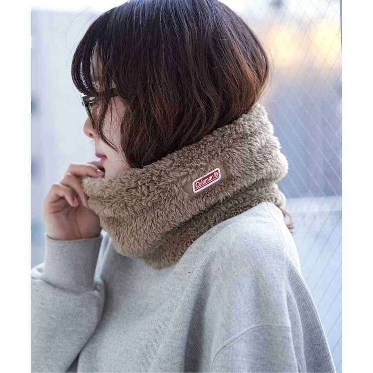 【WEB限定】Coleman ボアネックウォーマー | ikka  | 詳細画像3 