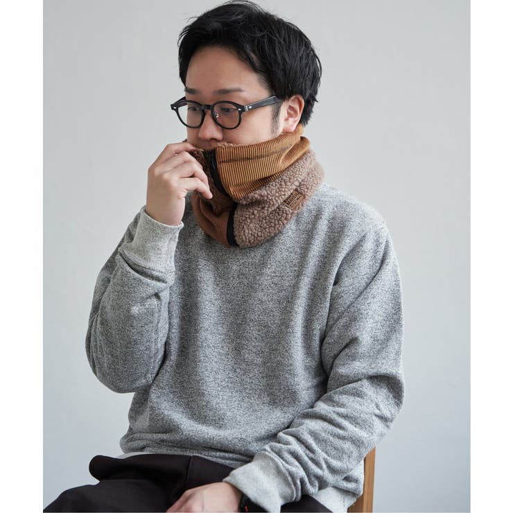 【WEB限定】KRIFF MAYER 切替ネックウォーマー | ikka  | 詳細画像3 