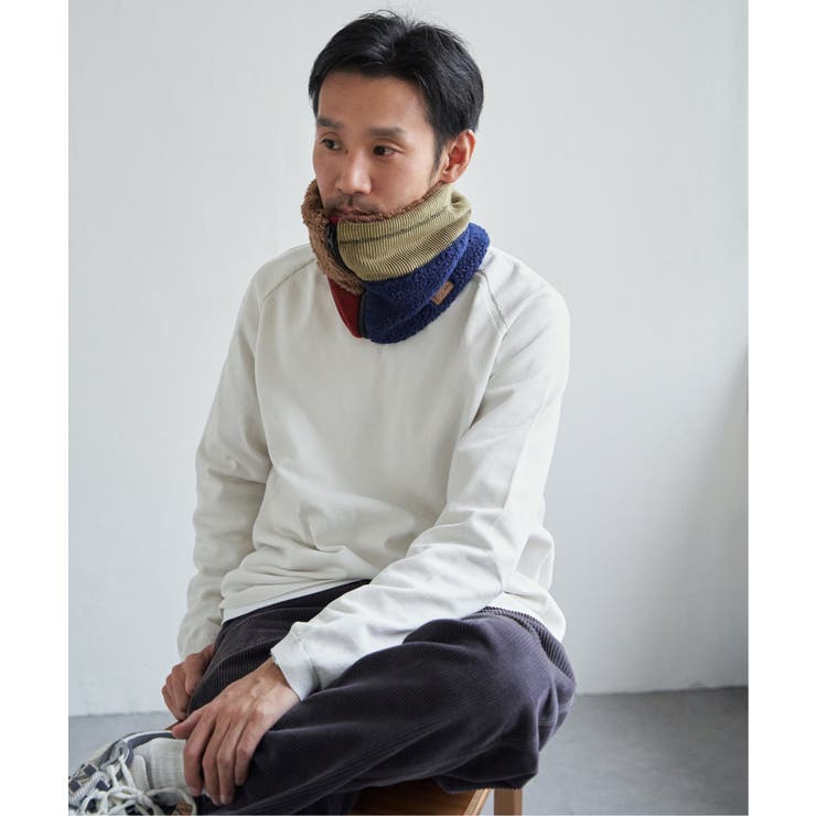 【WEB限定】KRIFF MAYER 切替ネックウォーマー | ikka  | 詳細画像4 