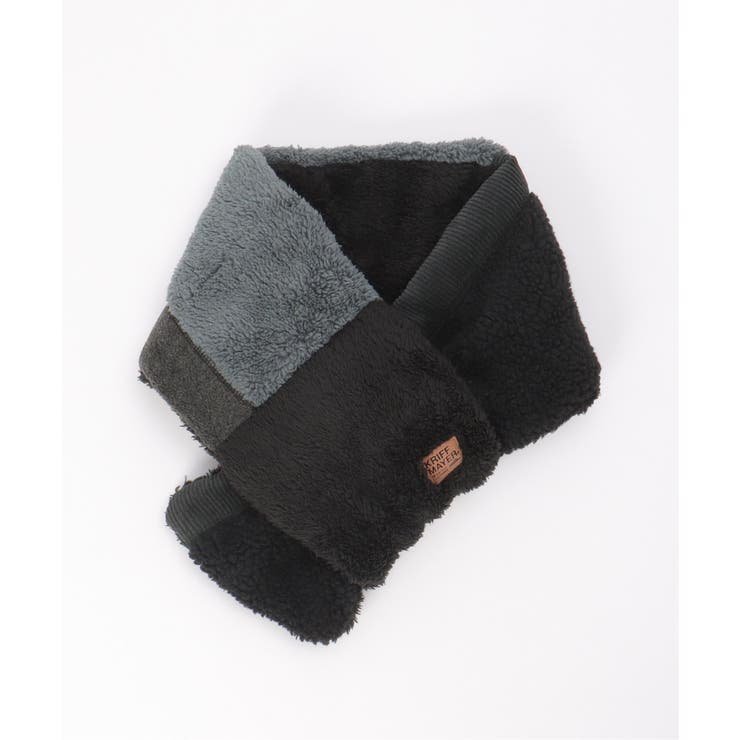 【WEB限定】KRIFF MAYER 切替マフラー | ikka  | 詳細画像10 