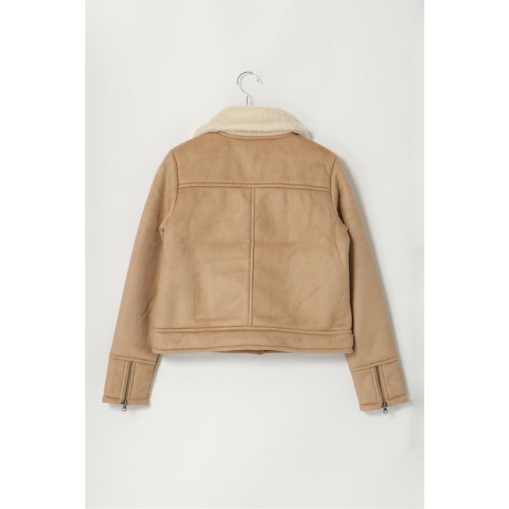 フェイクムートンライダースジャケット[品番：IKAW0006342]｜ikka