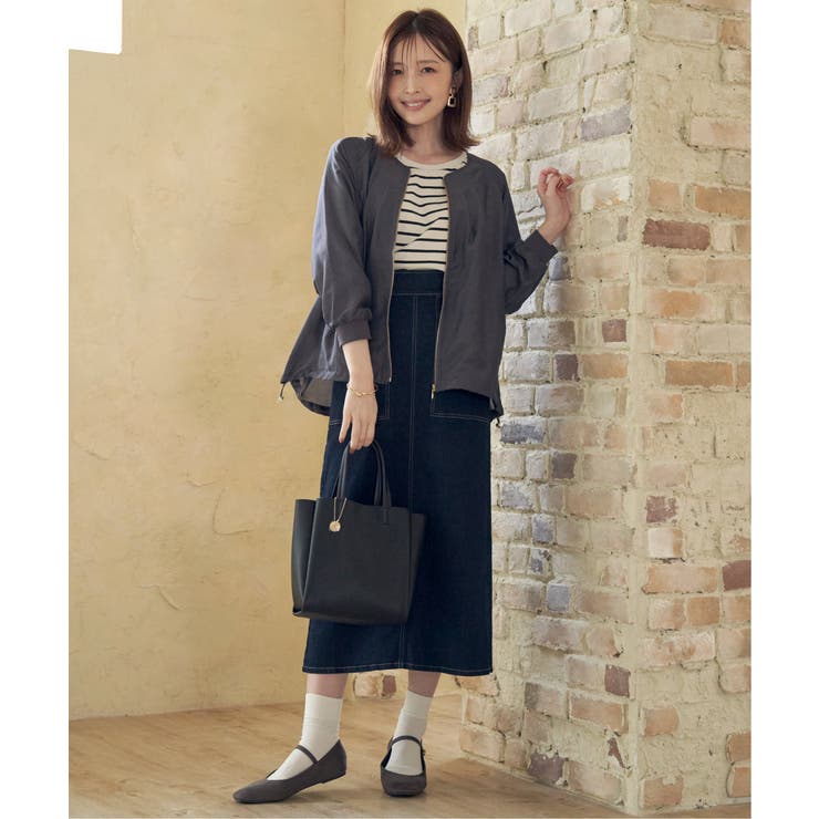 【雑誌InRed web10月号掲載】ライトブルゾン | ikka  | 詳細画像11 