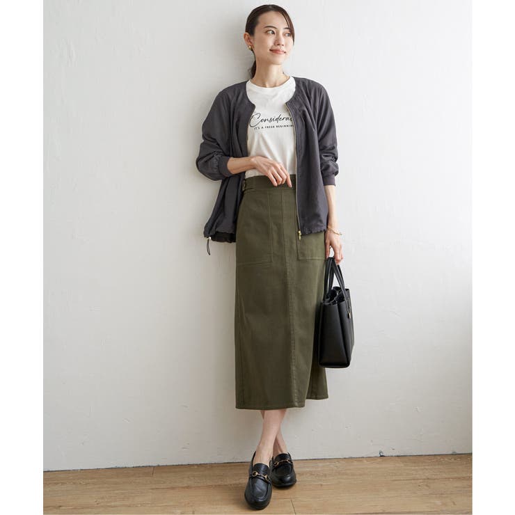 【雑誌InRed web10月号掲載】ライトブルゾン | ikka  | 詳細画像21 