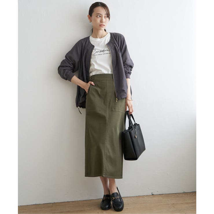 【雑誌InRed web10月号掲載】ライトブルゾン | ikka  | 詳細画像22 