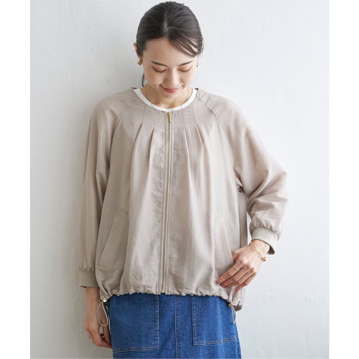 【雑誌InRed web10月号掲載】ライトブルゾン | ikka  | 詳細画像23 