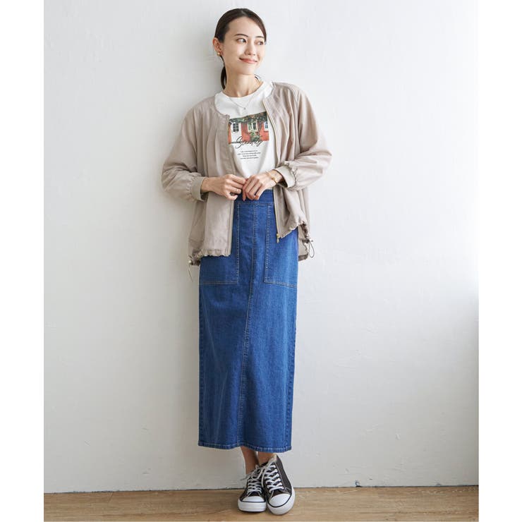 【雑誌InRed web10月号掲載】ライトブルゾン | ikka  | 詳細画像24 