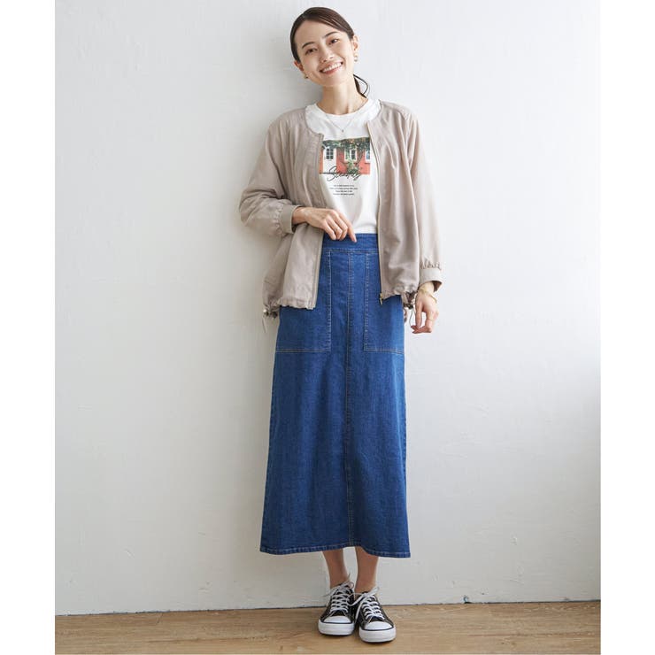 【雑誌InRed web10月号掲載】ライトブルゾン | ikka  | 詳細画像25 