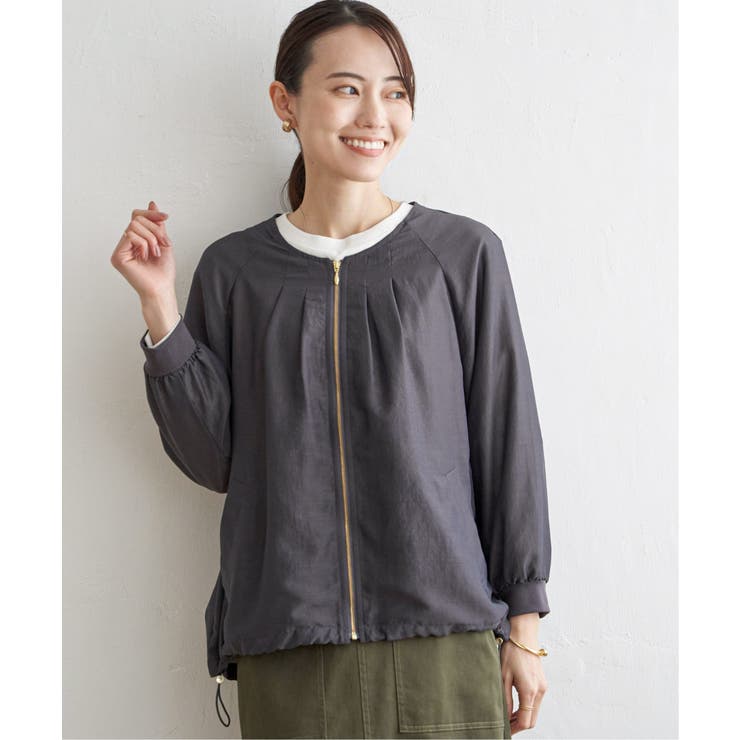 【雑誌InRed web10月号掲載】ライトブルゾン | ikka  | 詳細画像26 