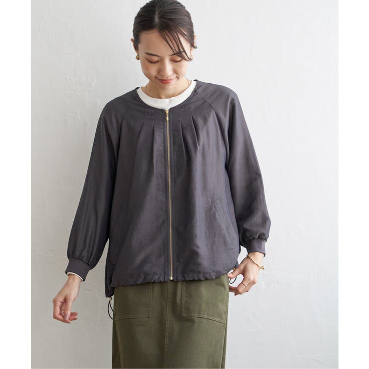 【雑誌InRed web10月号掲載】ライトブルゾン | ikka  | 詳細画像28 