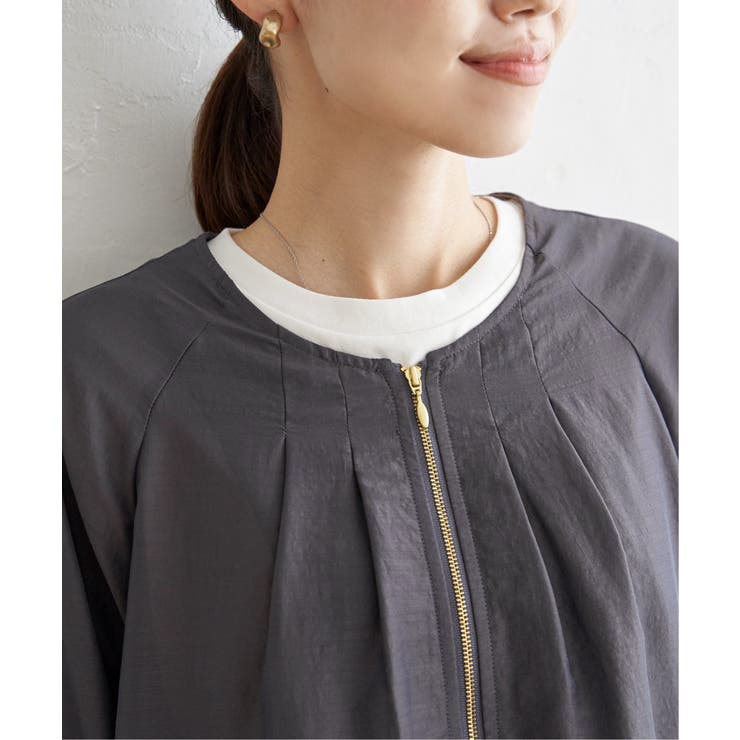 【雑誌InRed web10月号掲載】ライトブルゾン | ikka  | 詳細画像29 