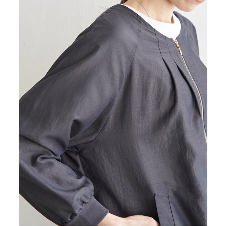 【雑誌InRed web10月号掲載】ライトブルゾン | ikka  | 詳細画像30 