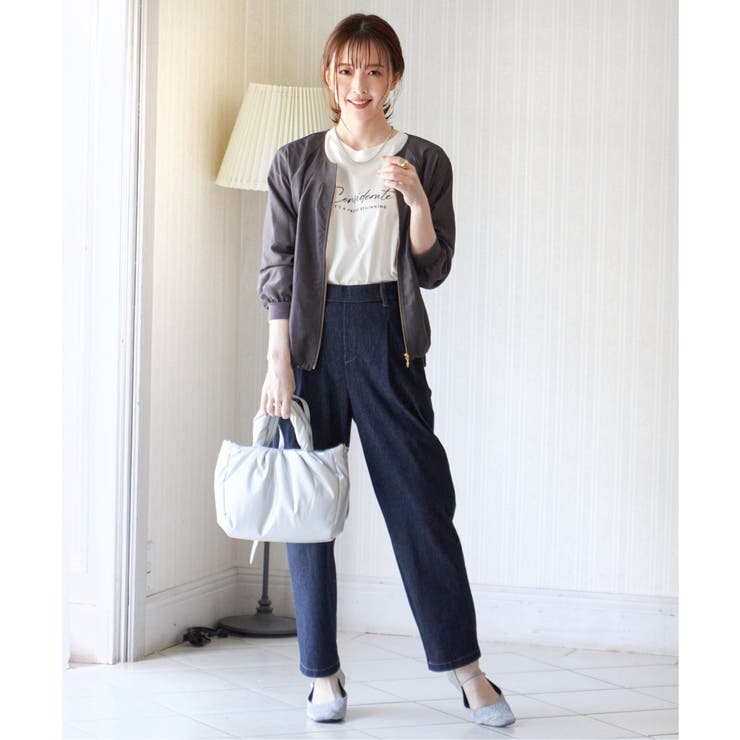 【雑誌InRed web10月号掲載】ライトブルゾン | ikka  | 詳細画像4 