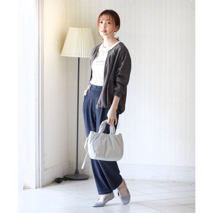 雑誌InRed web10月号掲載】ライトブルゾン[品番：IKAW0020927